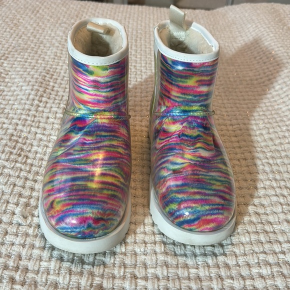 Ugg Clear Mini Pixelate (rainbow) Boots - Picture 2 of 12